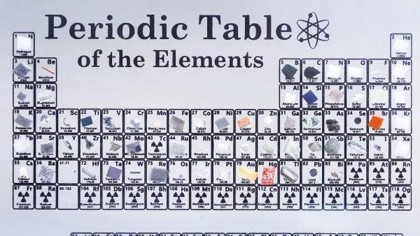 Periodic Table Display With Real Elementsentity 